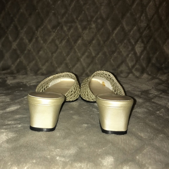 David Tate Woven Kitten Mules TOLEDO - Picture 3 of 6